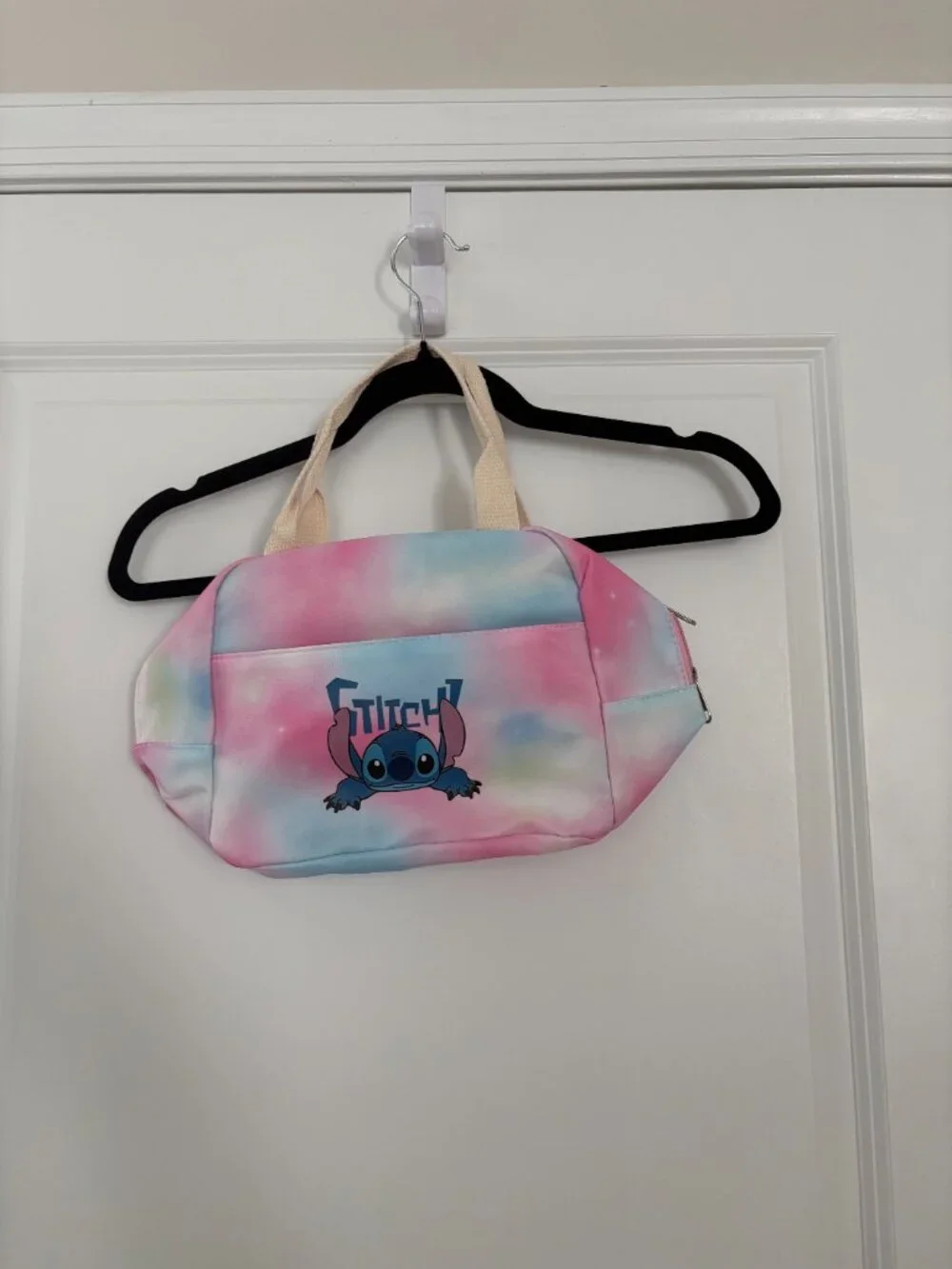 Disney Lilo & Stitch Themed Multi-Piece Pink Tie-Dyed Schoolbag Set